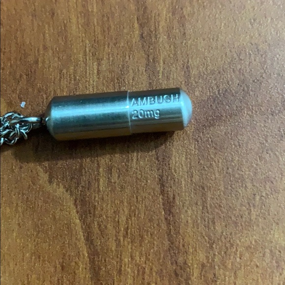 AMBUSH Stainless Steel Pill Necklace - Picture 3 of 7